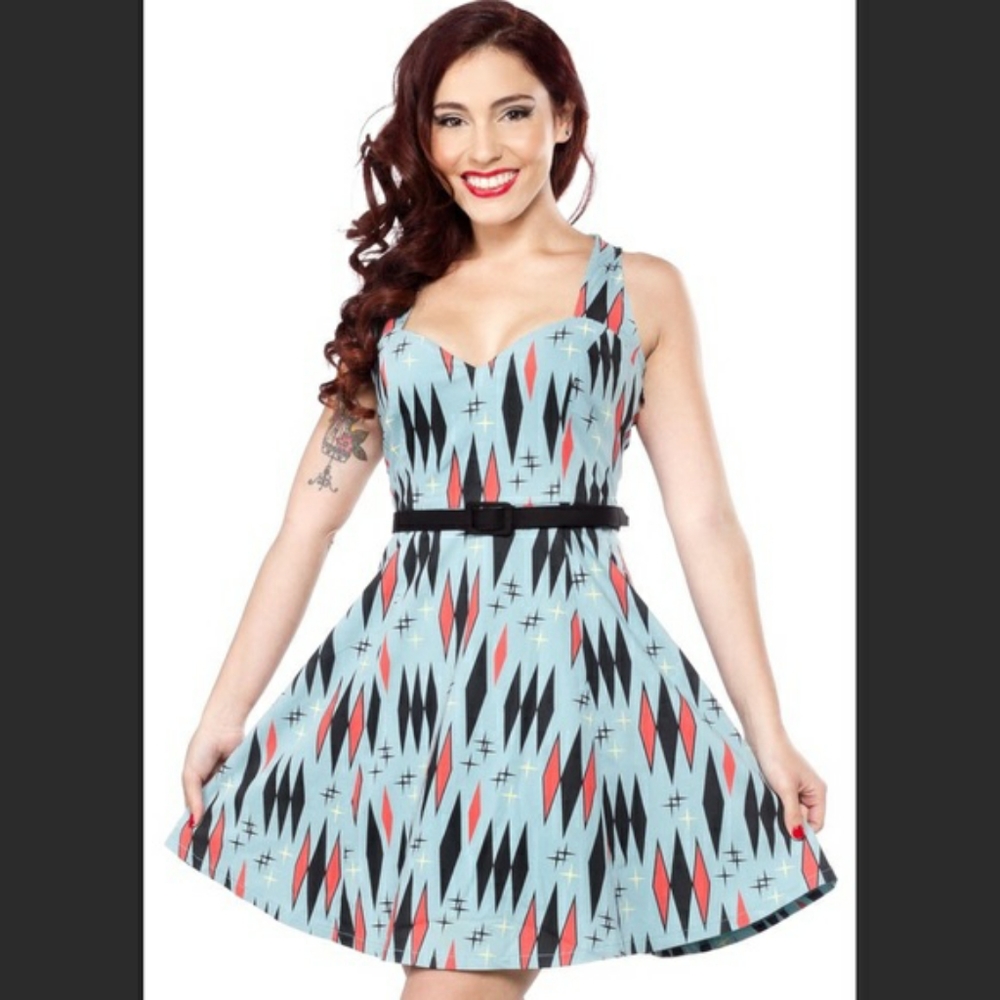 Sourpuss Harelquin Dress